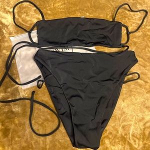 Black TJ Swim Bikini Set